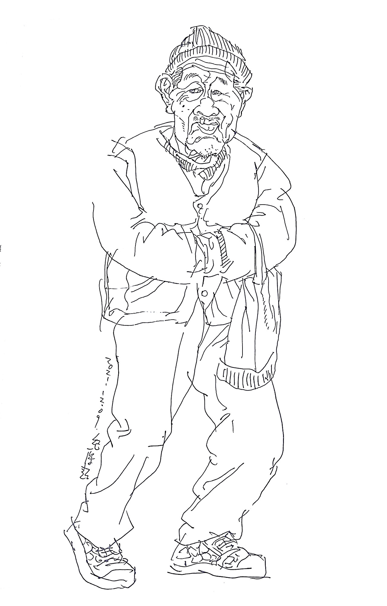 纪保超摸鱼速写