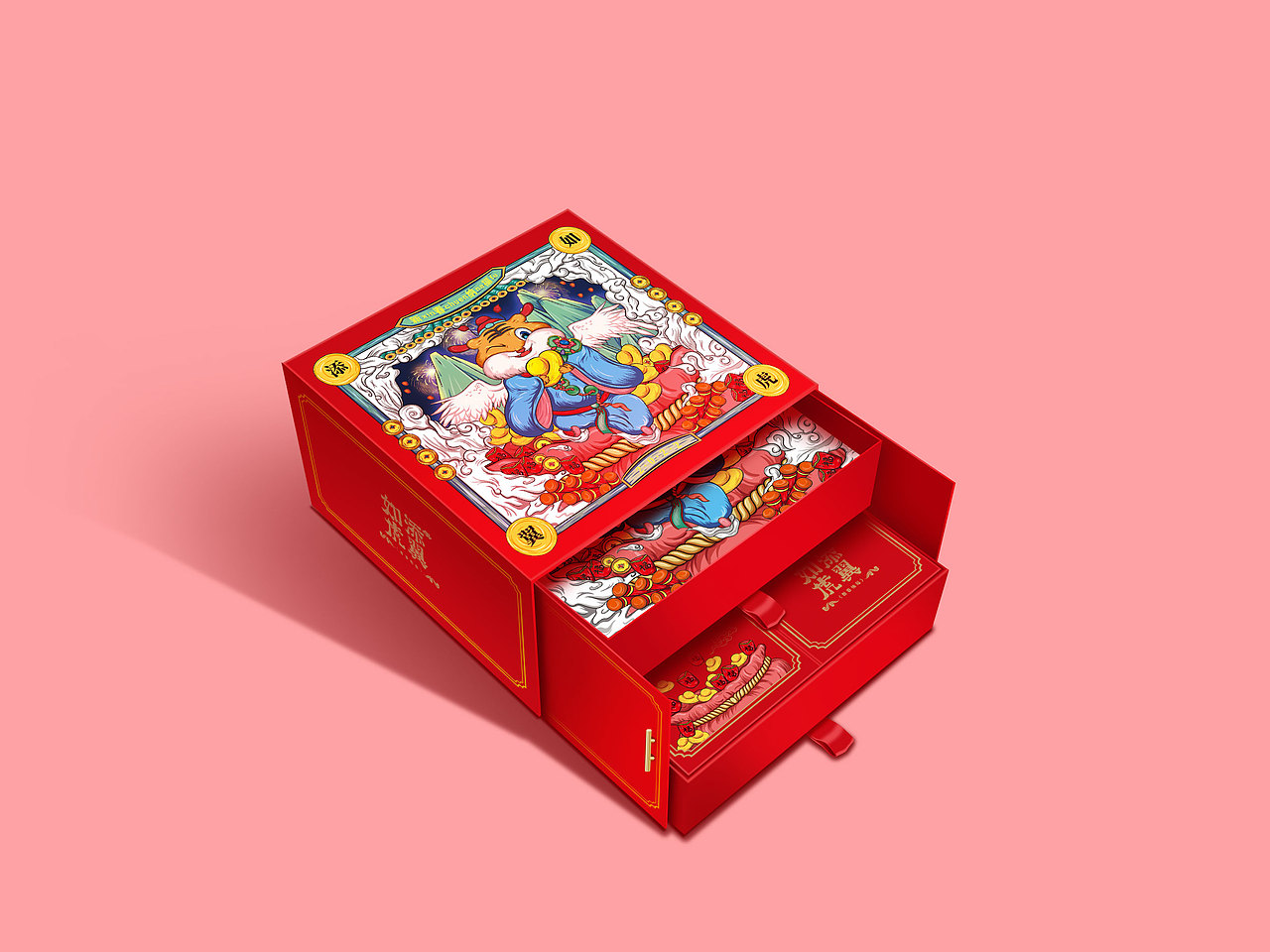 如虎添翼礼盒包装设计（图ZMzA2Mzk0NDEy） - 包装 - 站酷设计师ys大猫原创素材 - 站酷ZCOOL