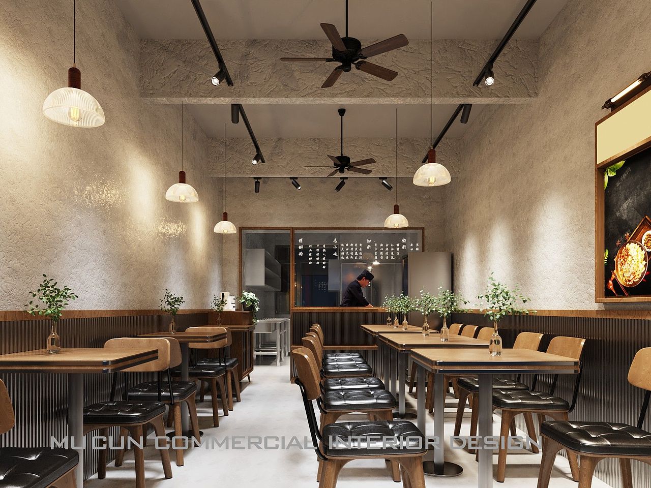 60平上海复古风螺蛳粉店尽显手作餐饮魅力