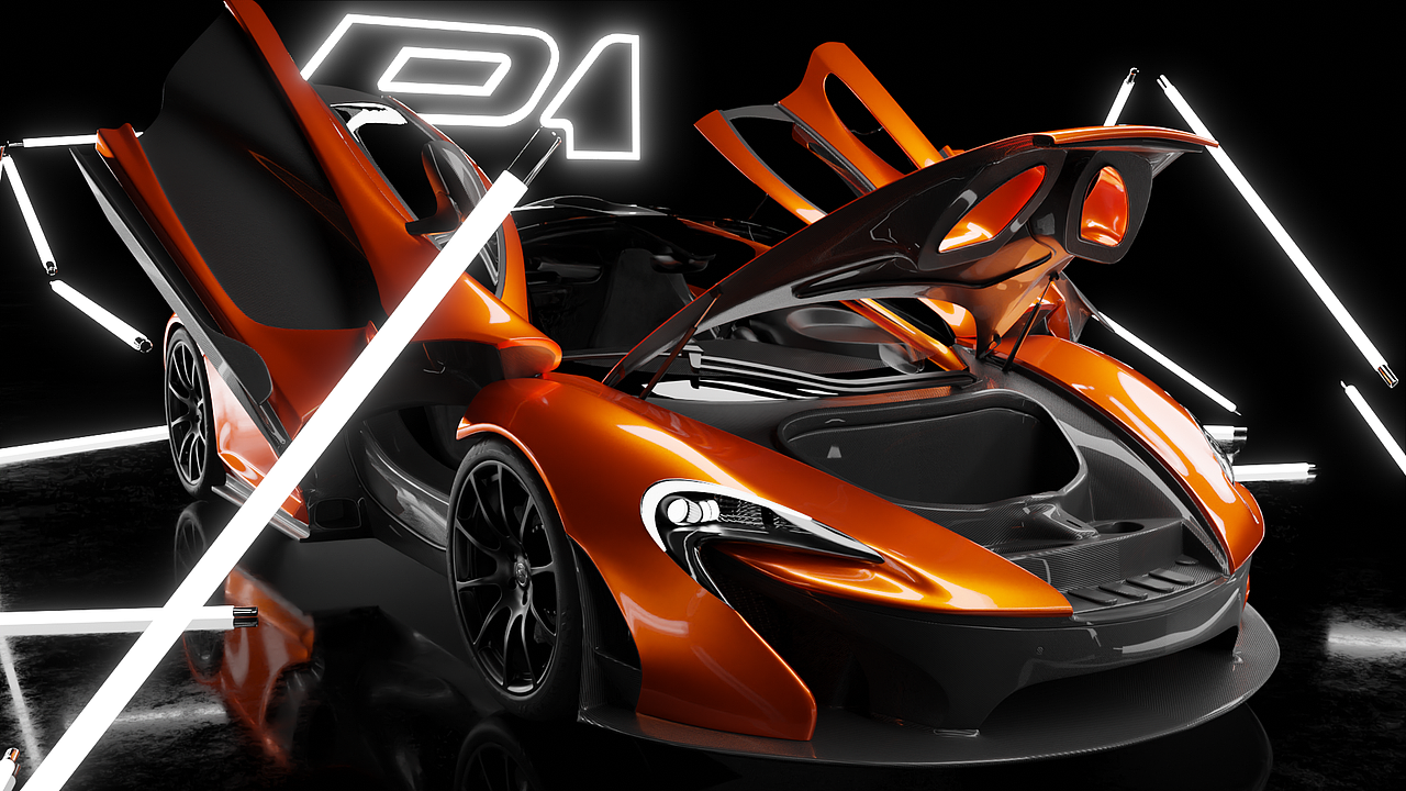 迈凯伦P1™ | Blender建模