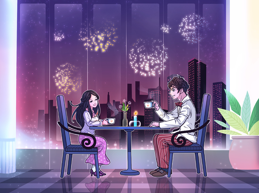 游乐场（图ZMzU5OTc5ODQ4） - 绘本 - 站酷设计师深夜画堂原创素材 - 站酷ZCOOL