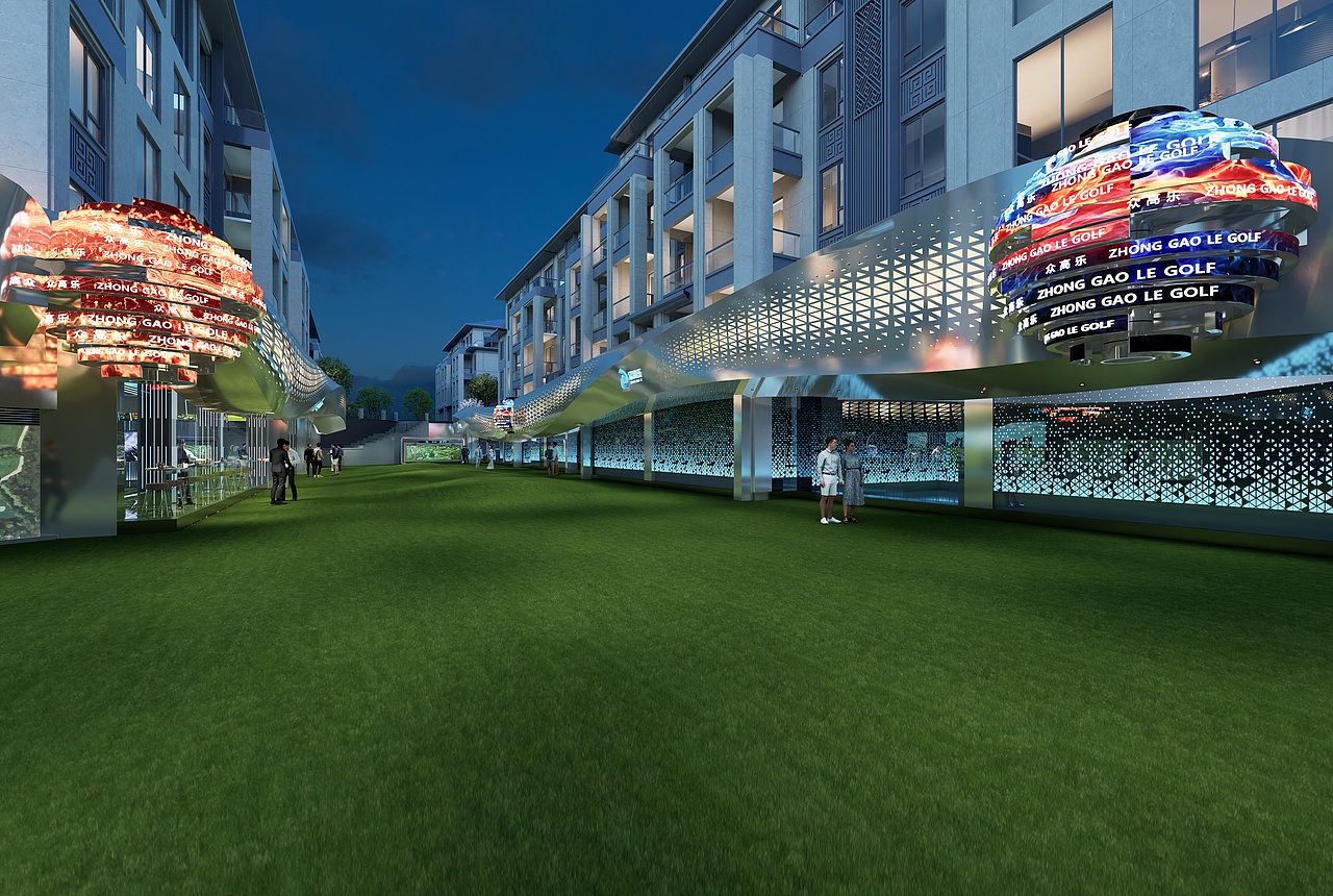 LK DESIGN | 杭州众高乐高尔夫球馆区设计方案