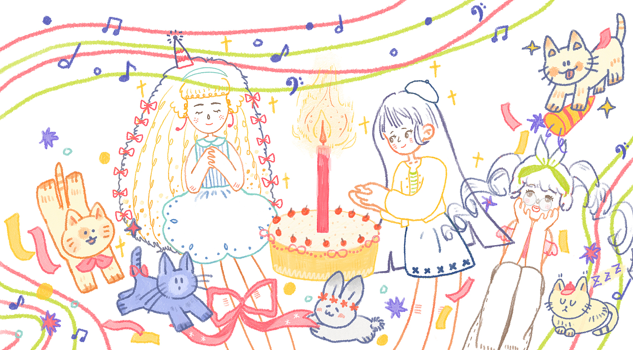 农夫山泉 | 茶派美好世界（图ZMzQwNDA2MzIw） - 商业插画 - 站酷设计师红莓茶原创素材 - 站酷ZCOOL