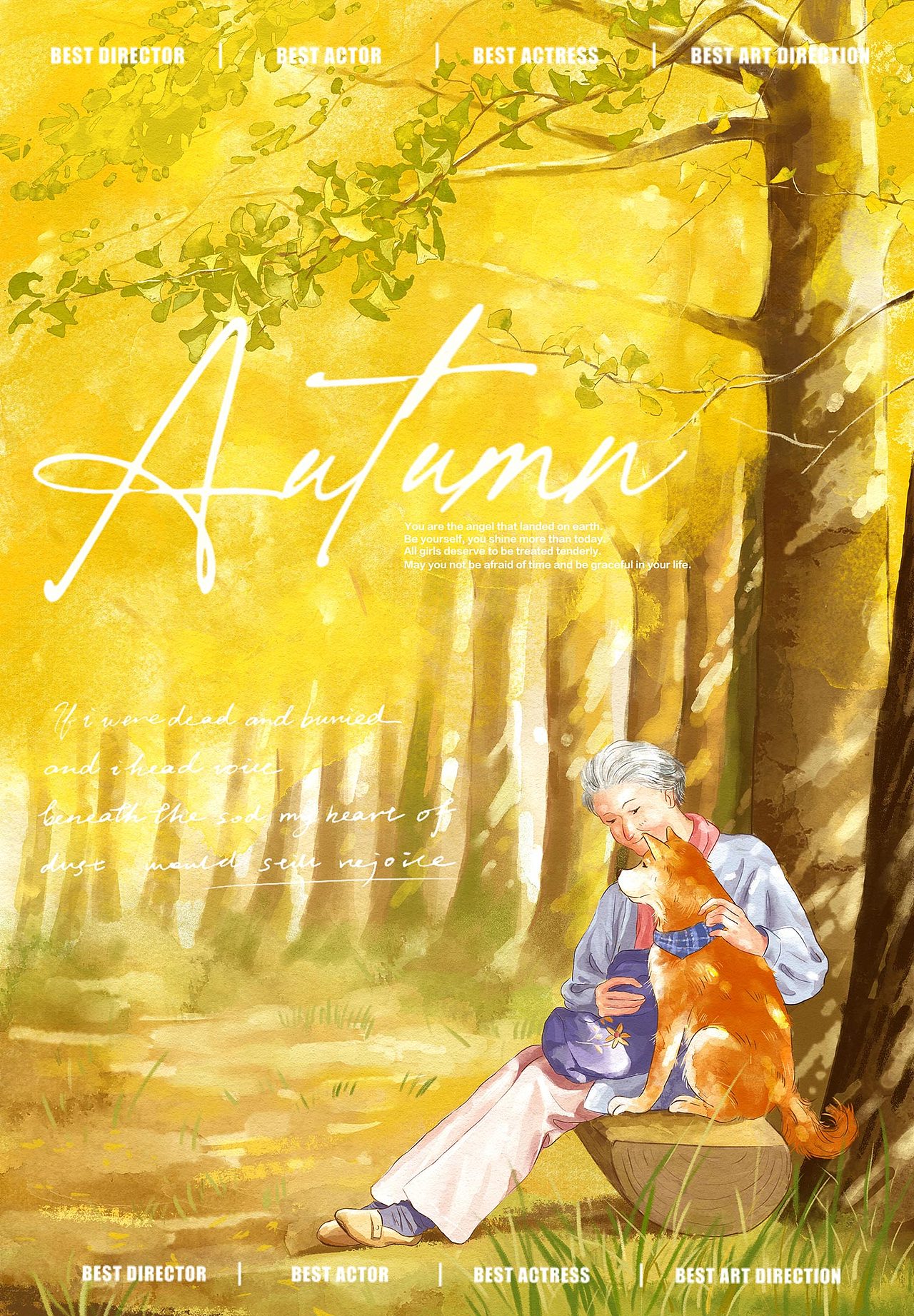 奶奶与柴犬系列（图ZMzMyMTYyMzcy） - 创作习作 - 站酷设计师苏菲的稻草人原创素材 - 站酷ZCOOL