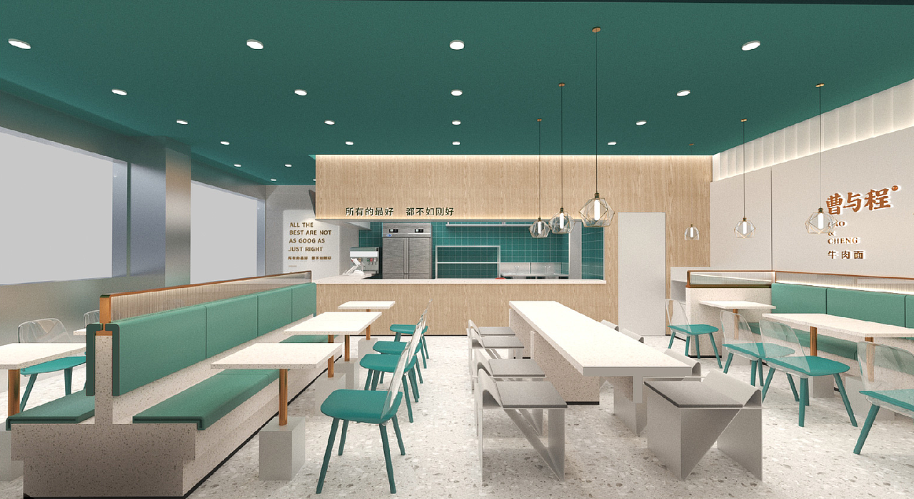 曹与程牛肉面店面SI设计（图ZMzQ0NDUwMTQ4） - 商业空间设计 - 站酷设计师简米武汉品牌设计原创素材 - 站酷ZCOOL