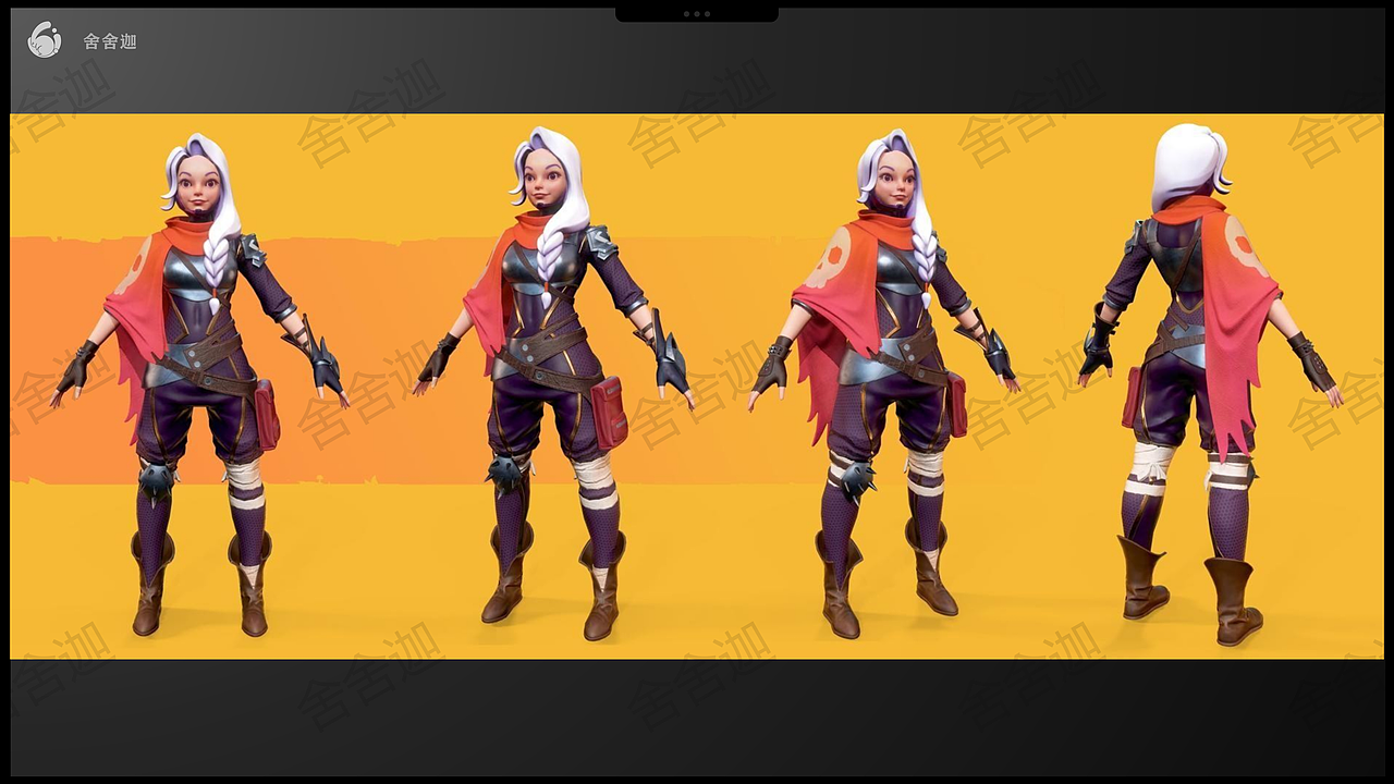 【次时代】3D角色建模（图ZMzQwMzAyOTYw） - 人物/生物 - 站酷设计师舍舍迦原创素材 - 站酷ZCOOL