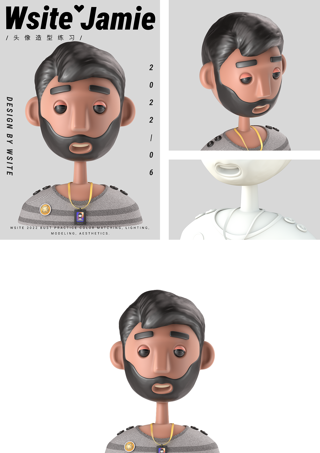 人物头像练习（图ZMzA2NTExMDQ4） - 人物/生物 - 站酷设计师Wsite原创素材 - 站酷ZCOOL