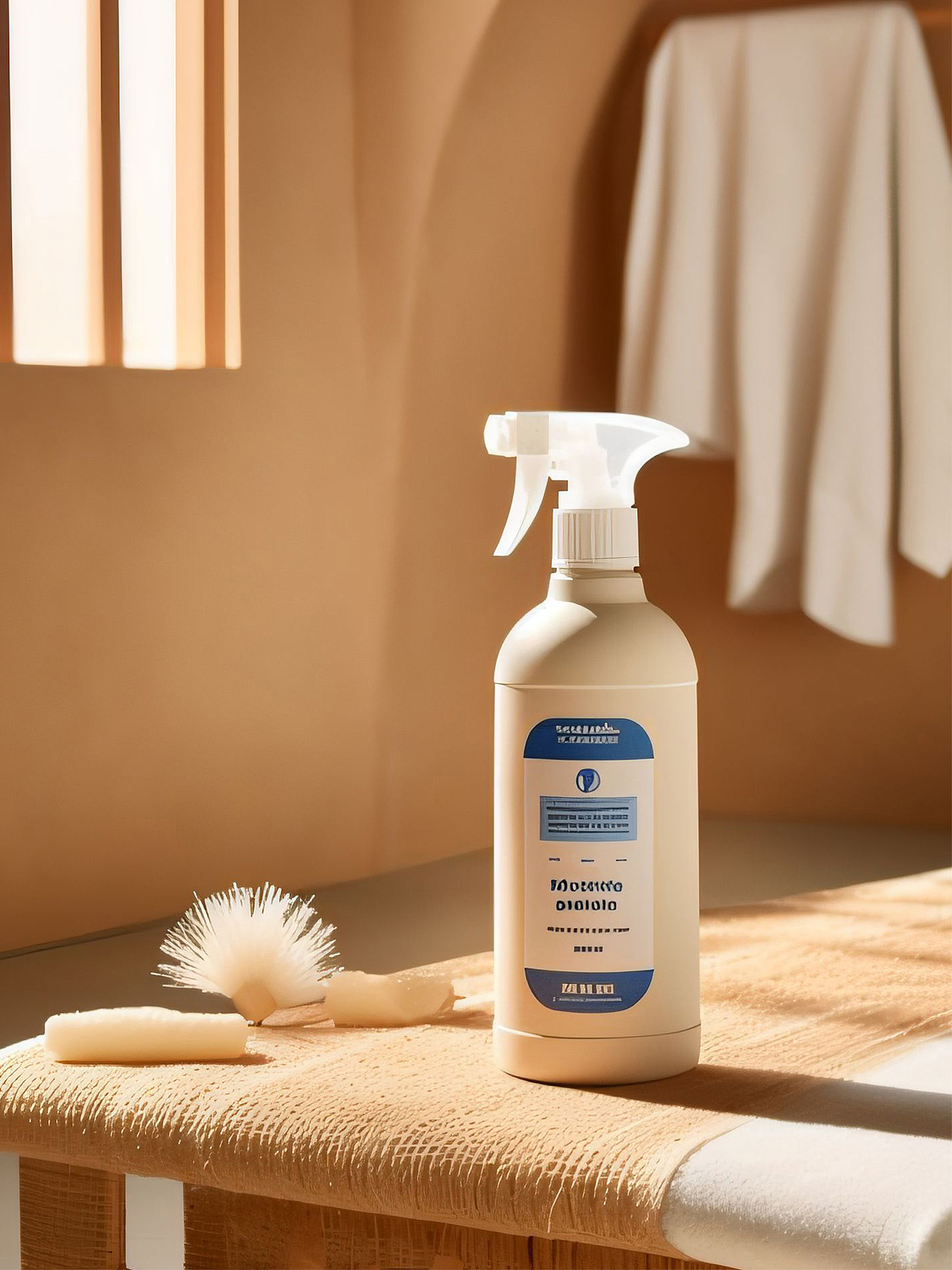 个护家清 原木家居场景 AI绘画摄影设计