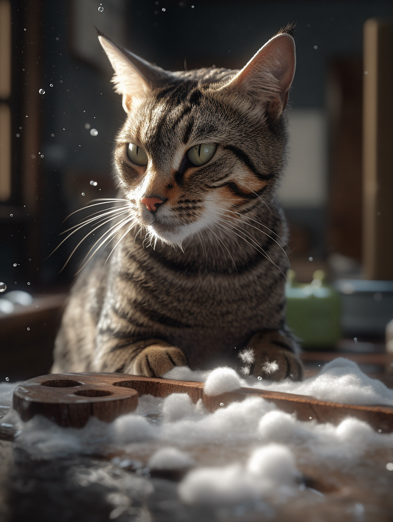 Midjourney AI共振实验室 - 猫咪摄影