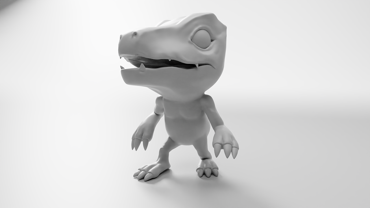 BLENDER亞古獸雕刻（圖ZMzE1Nzg2Njg0） - 人物/生物 - 站酷設計師Z57396446原創(chuàng)素材 - 站酷ZCOOL