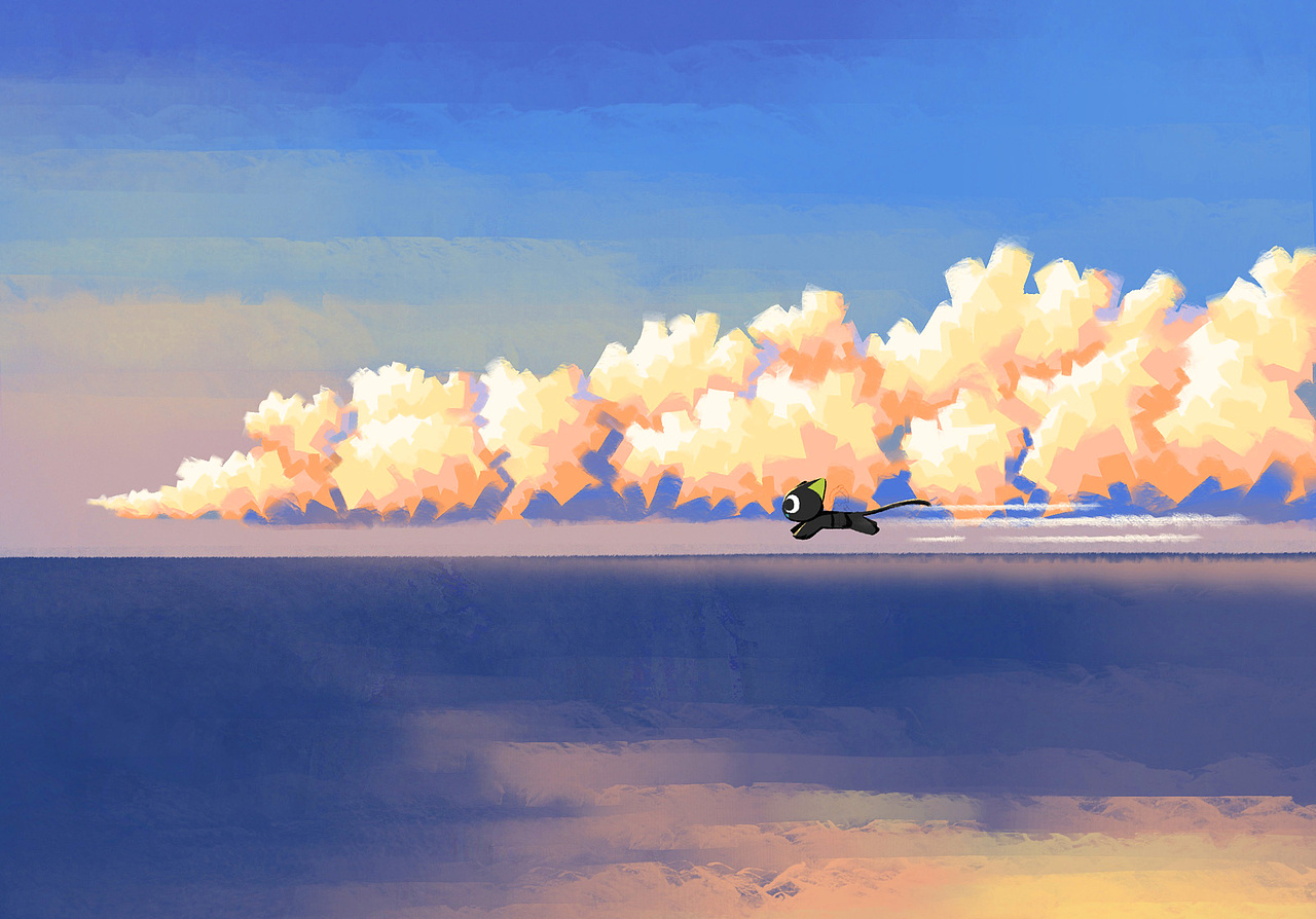 罗小黑风景插画2.0