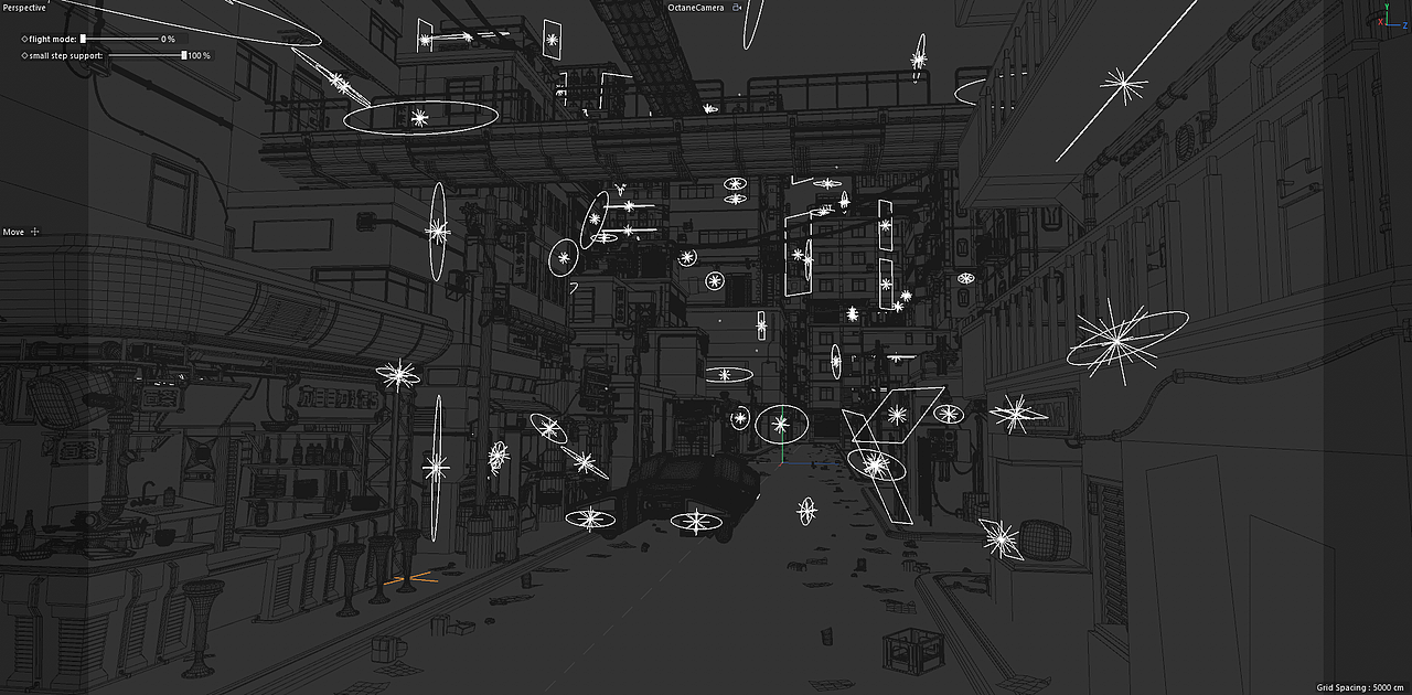 Lighting viewport showcase