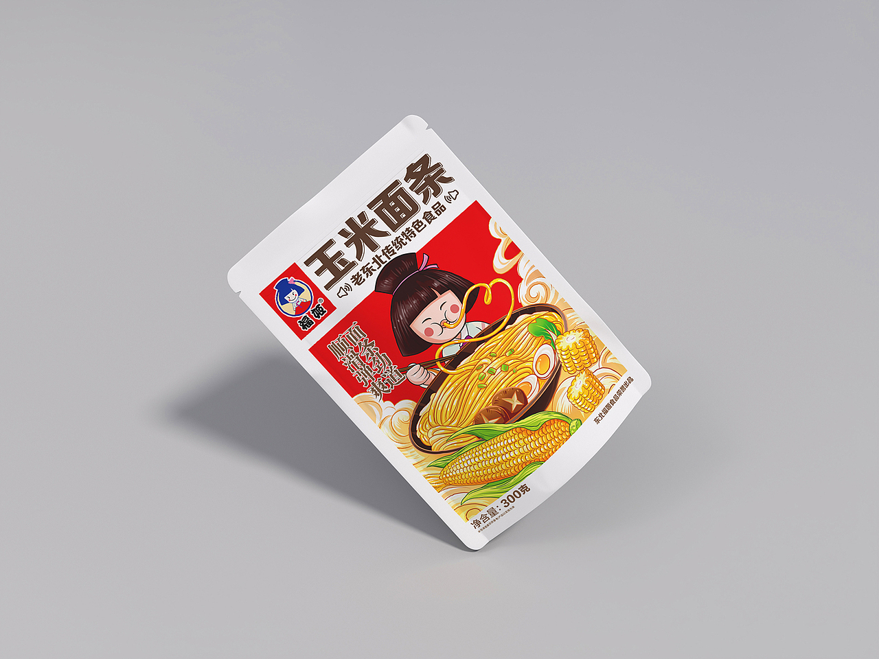炒年糕/土豆粉/玉米面条包装设计