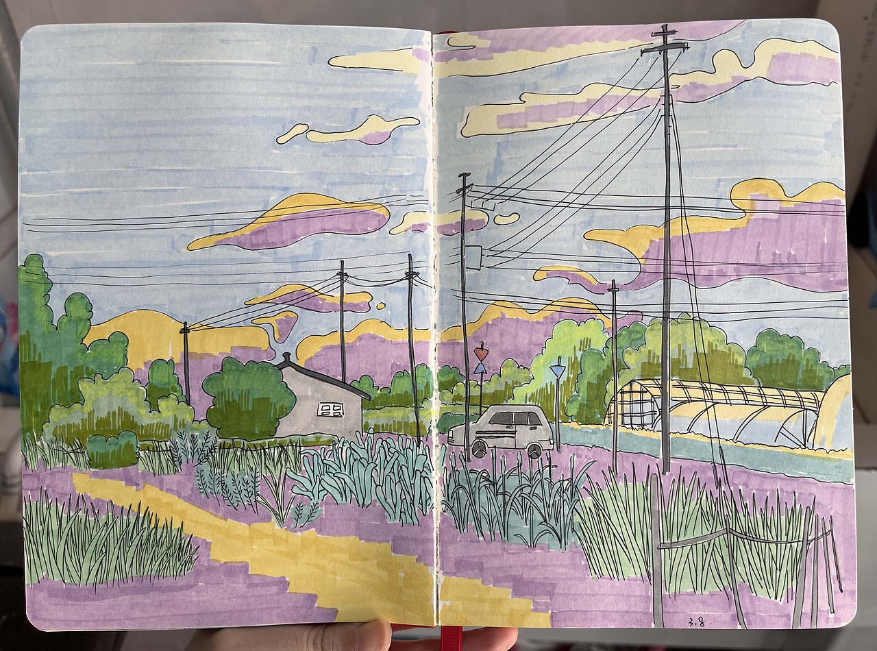 电影名场面之—马克笔绘（图ZMzQxNDQ1NzQ0） - 创作习作 - 站酷设计师水漫歌原创素材 - 站酷ZCOOL