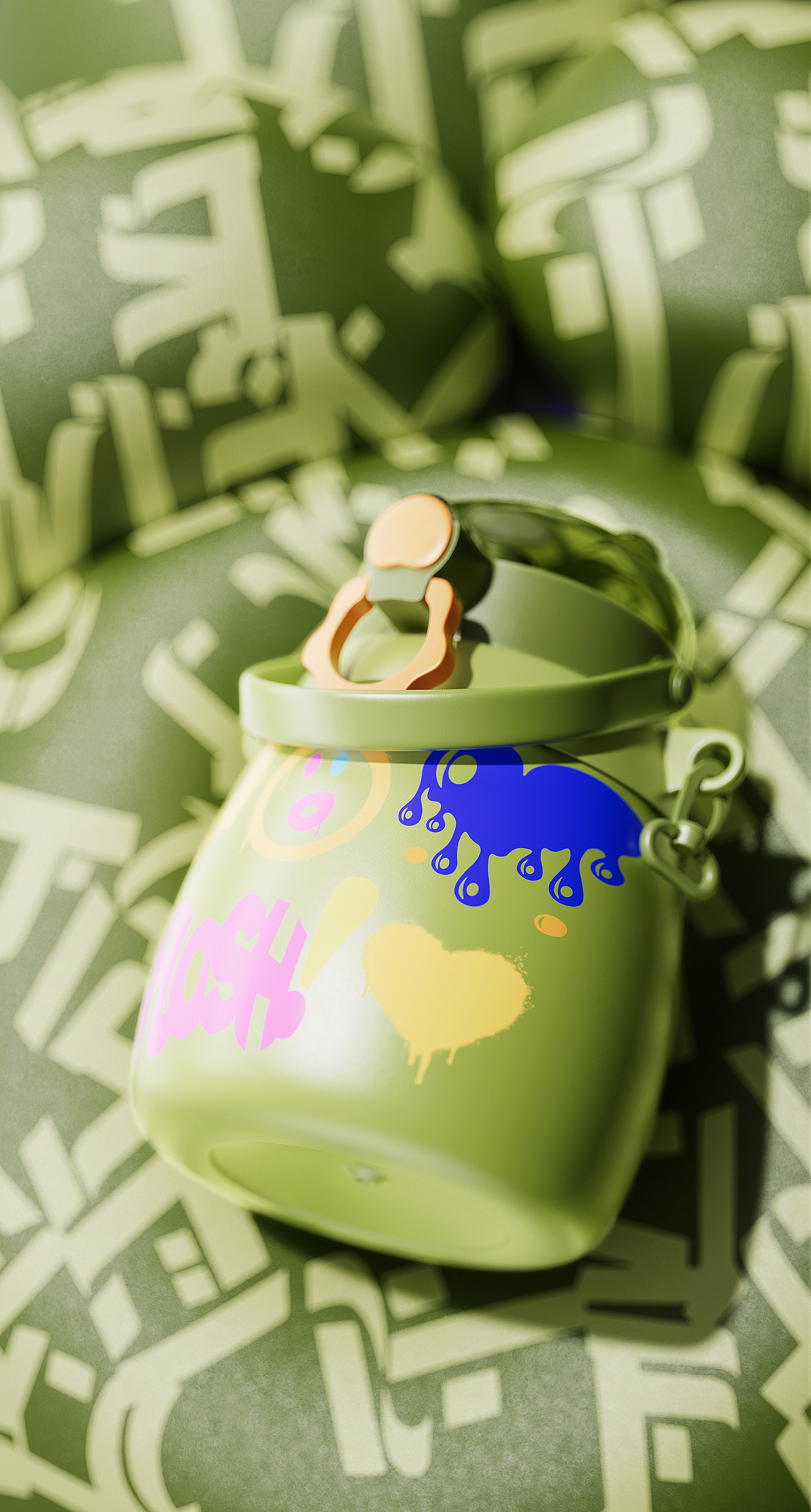 大肚杯产品渲染