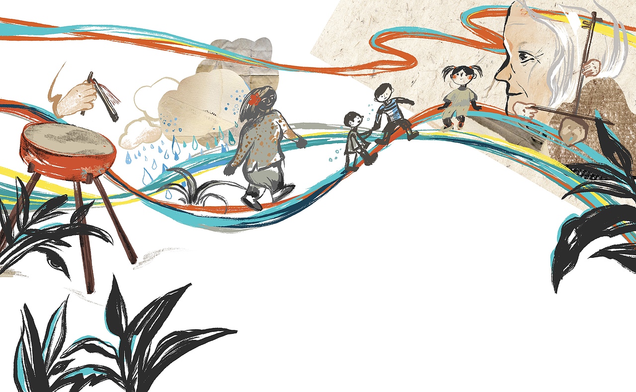 非遗作品《瞎腔》（图ZMzYyMDc2NjAw） - 绘本 - 站酷设计师锅一菌009原创素材 - 站酷ZCOOL