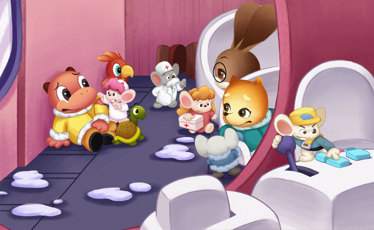 商稿—小龙历险的绘本故事9