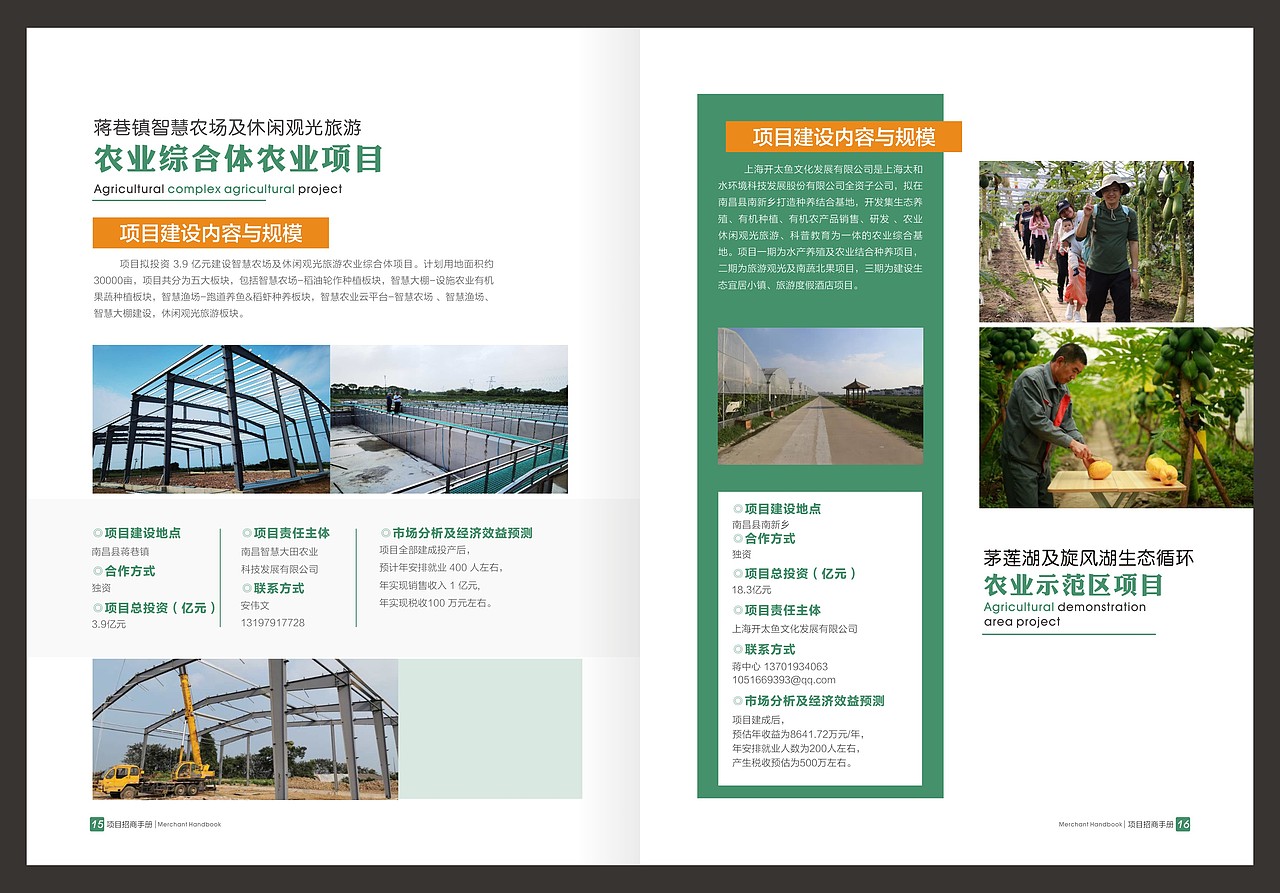 农业招商画册设计