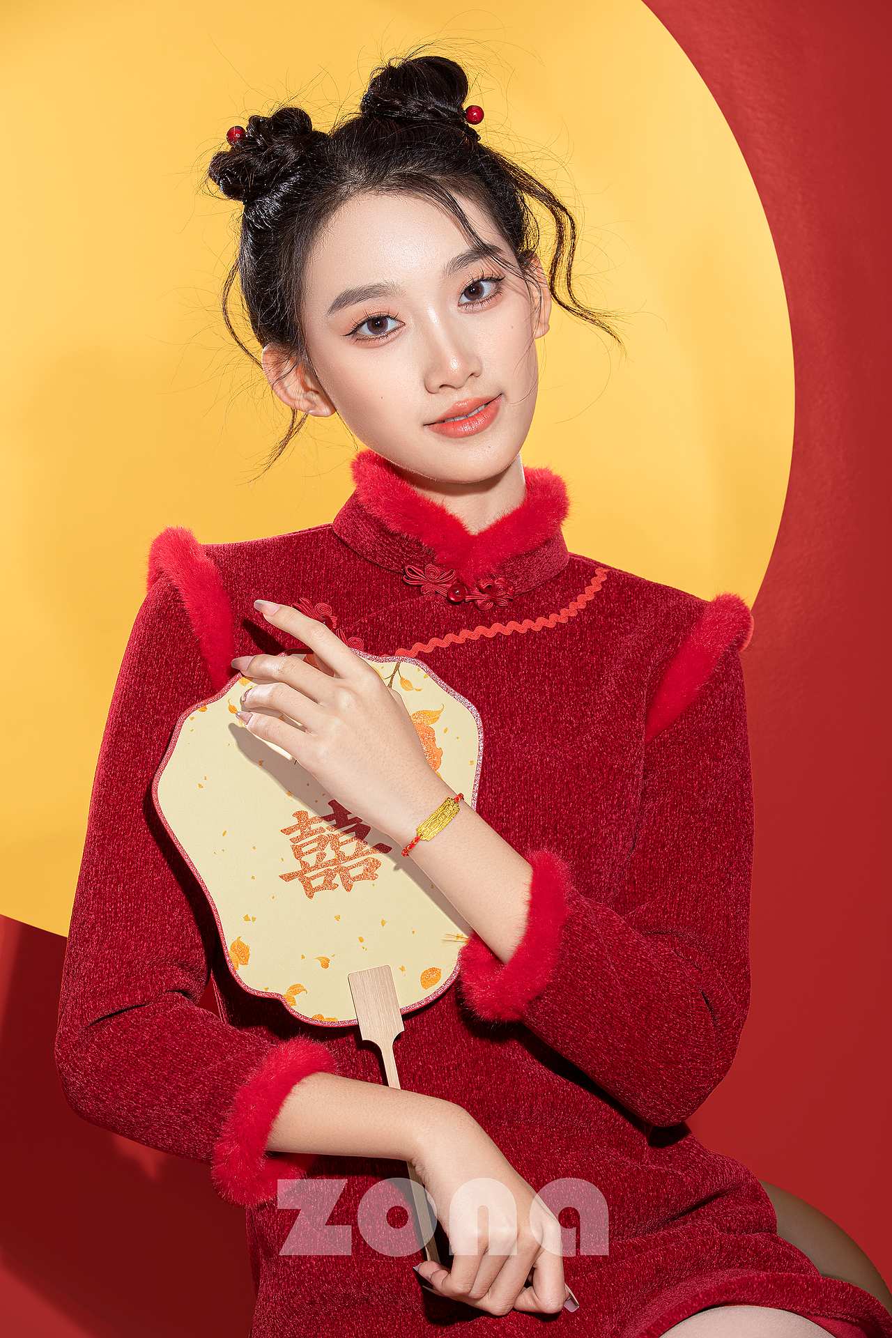 过年拉！上新一组新年气氛的模特图~~2（图ZMzYxMTY2ODA0） - 产品摄影 - 站酷设计师小猪麦603原创素材 - 站酷ZCOOL
