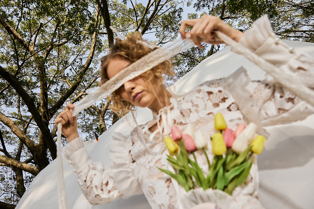 外景法式服装拍摄