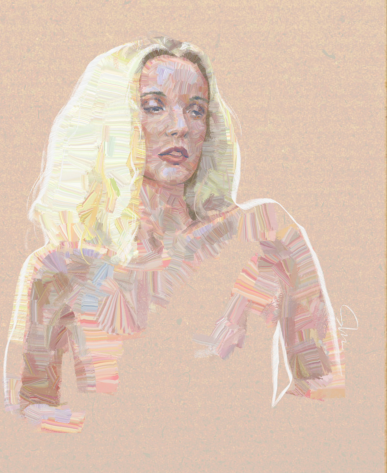 一些沉迷色彩抖动的速写