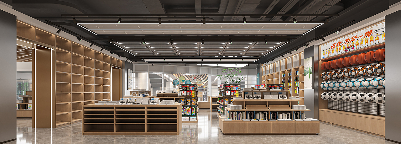 新理想书店（图ZMzU3MjEzNDY4） - 商业空间设计 - 站酷设计师微凉咸鱼原创素材 - 站酷ZCOOL