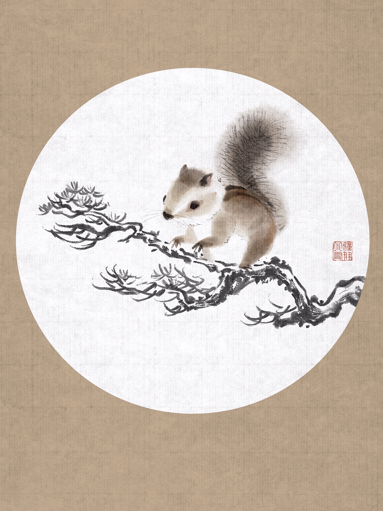 水墨花鸟系列（图ZMzYxMDIxOTg0） - 儿童插画 - 站酷设计师钟小朋友原创素材 - 站酷ZCOOL