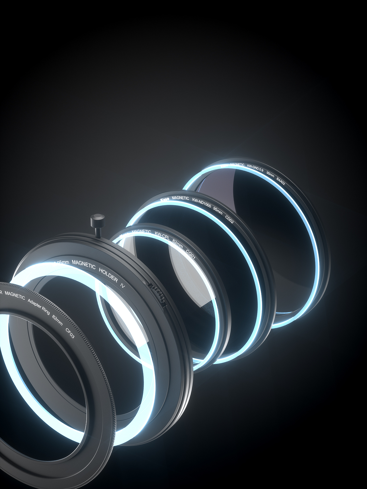 产品渲染 | KASE金刚狼4代磁吸圆镜（图ZMzI5NzkzMTM2） - 产品 - 站酷设计师Shuzaiii原创素材 - 站酷ZCOOL