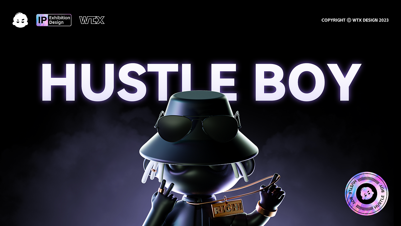 Hustle Boy — 潮玩IP（图ZMzM1ODg1NTQ4） - 人物/生物 - 站酷设计师夏天的小黄鹿原创素材 - 站酷ZCOOL