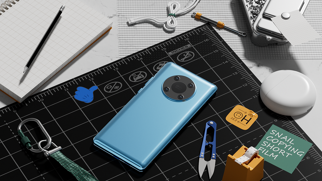 3C数码 动画+渲染 华为手机/蓝牙耳机