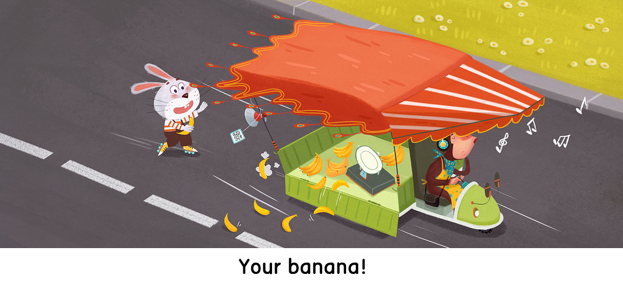 Bananas（图ZMzMyMDI0OTQw） - 绘本 - 站酷设计师木子文化原创素材 - 站酷ZCOOL