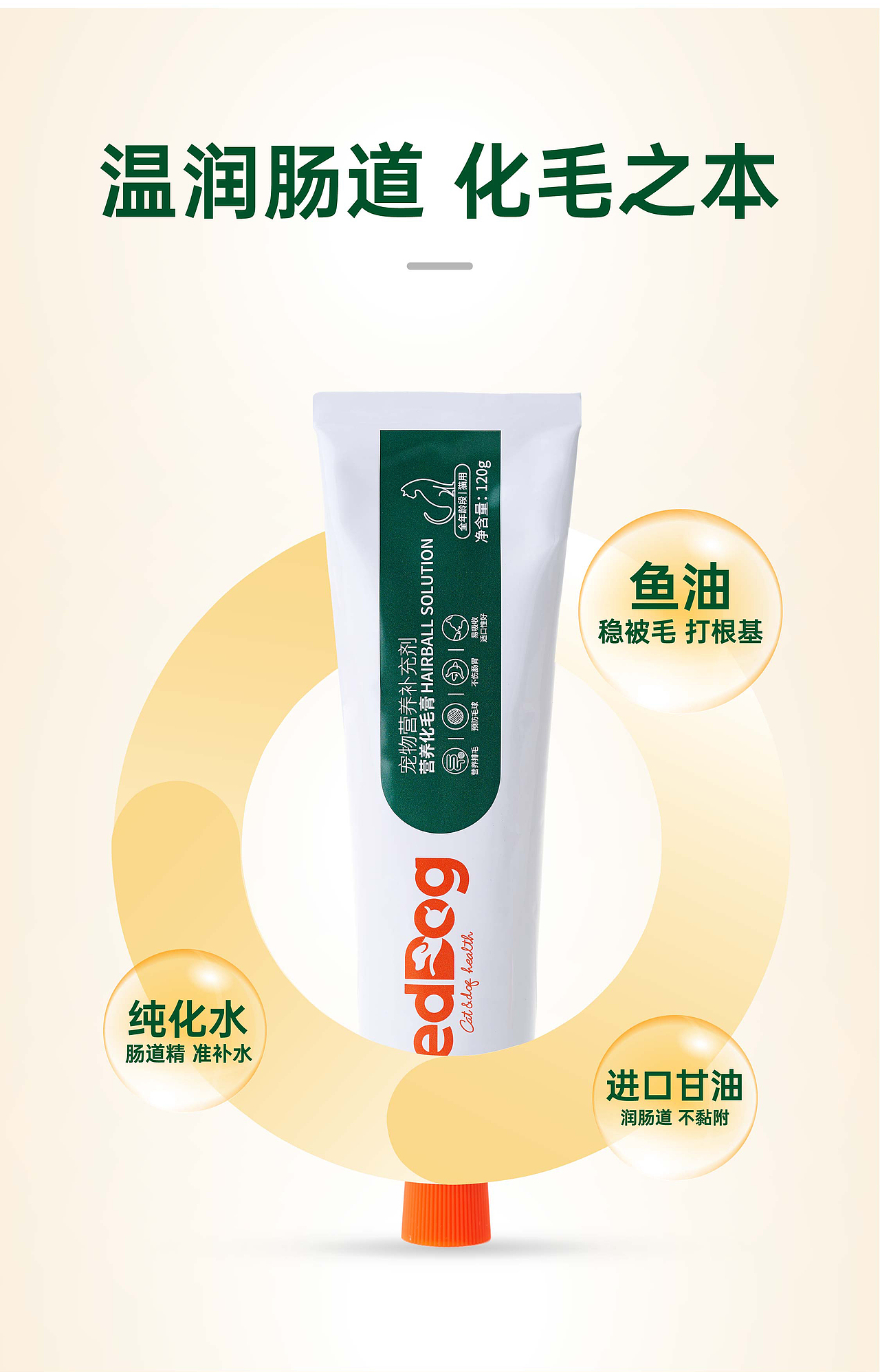 红狗营养品详情页策划设计