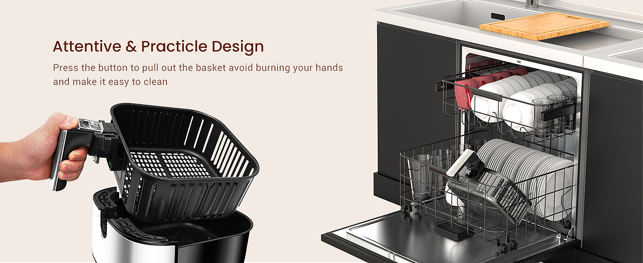 跨境详情 | Proscenic T21 空气炸锅 ✖ 乔治杰生视觉（图ZMzQ4MjQ4MTI0） - 电商 - 站酷设计师乔治杰生视觉原创素材 - 站酷ZCOOL