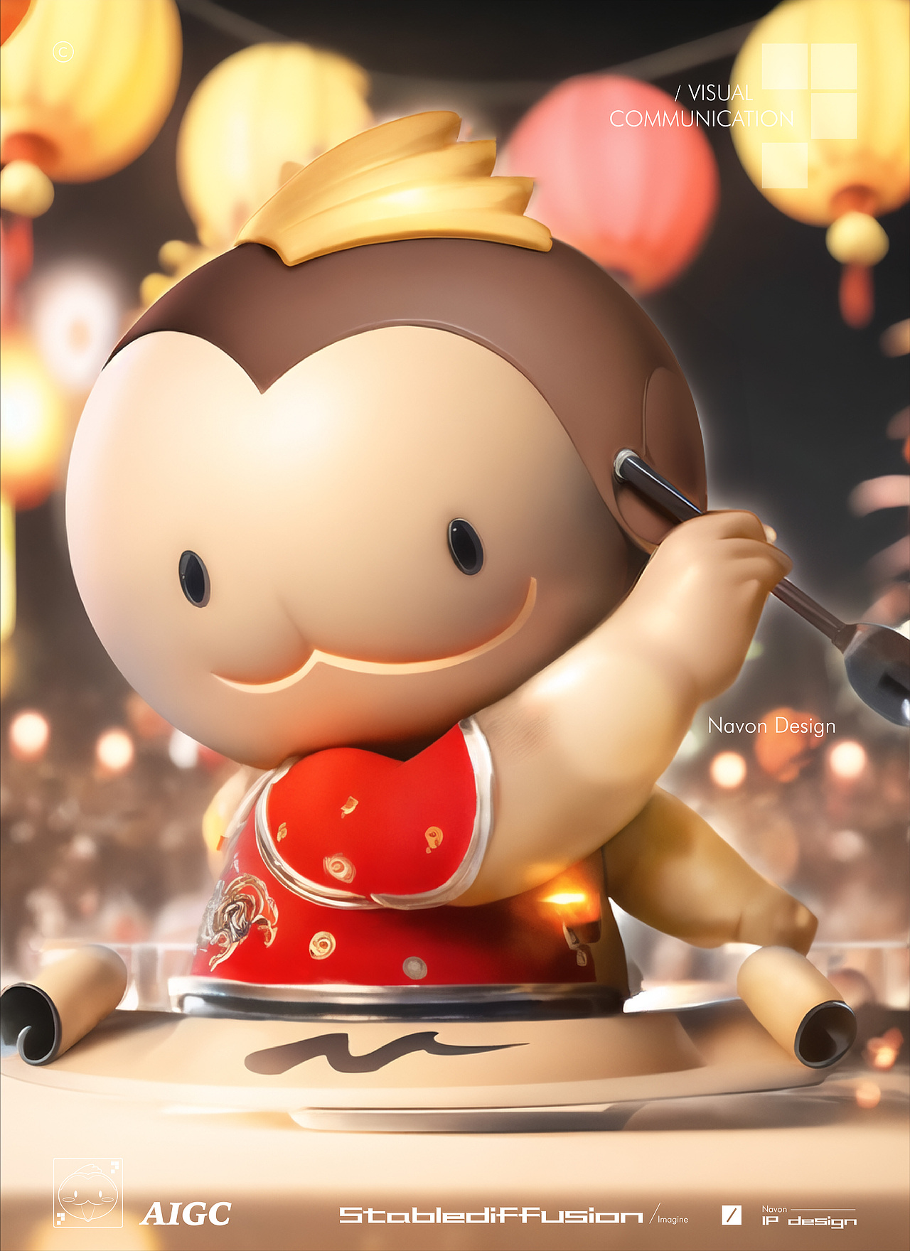 P仔丨AIGC IP设计