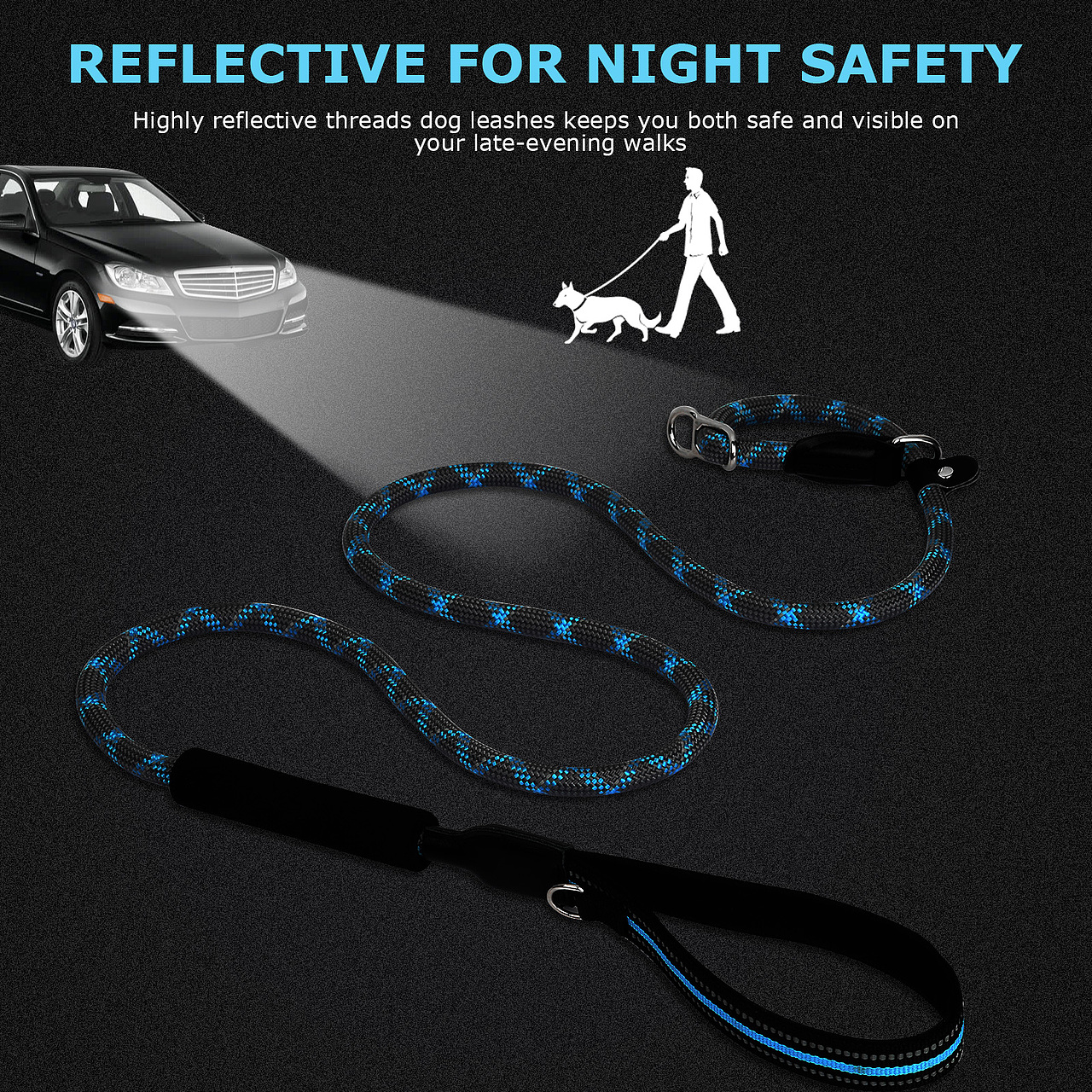 亚马逊宠物狗绳牵引绳