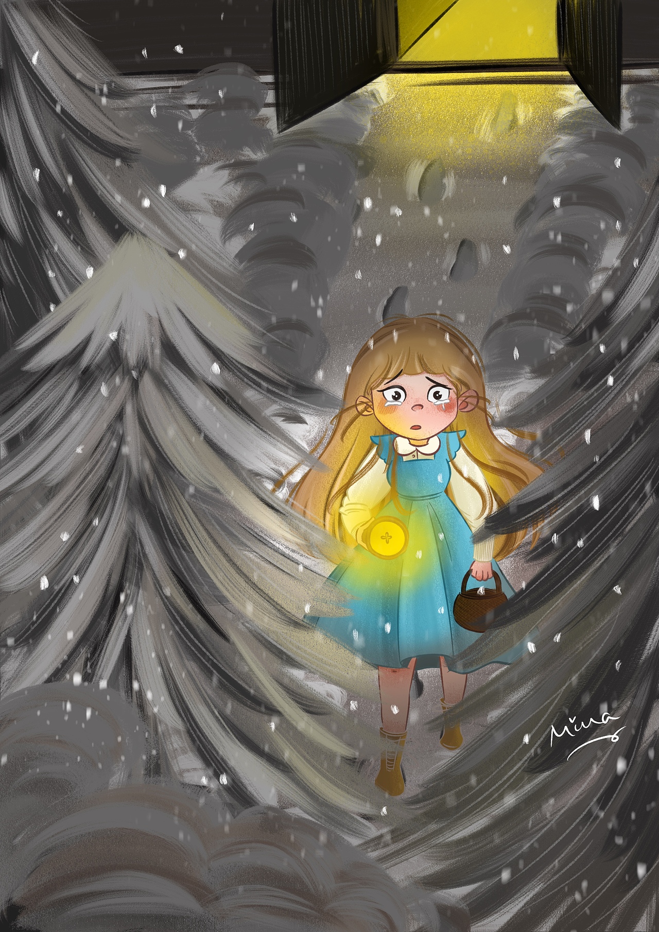 进阶课作业,雪夜