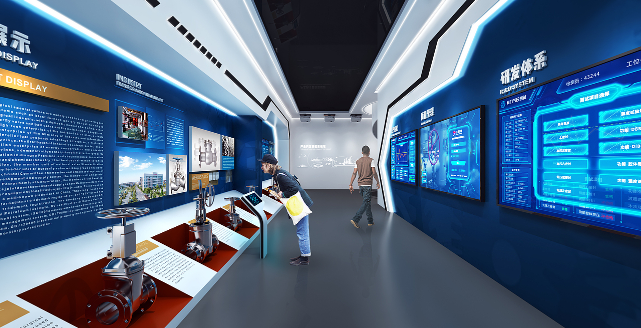 江苏神通阀门企业展厅（图ZMzEwODk2NTYw） - 展陈设计 - 站酷设计师安DESIGN1989原创素材 - 站酷ZCOOL
