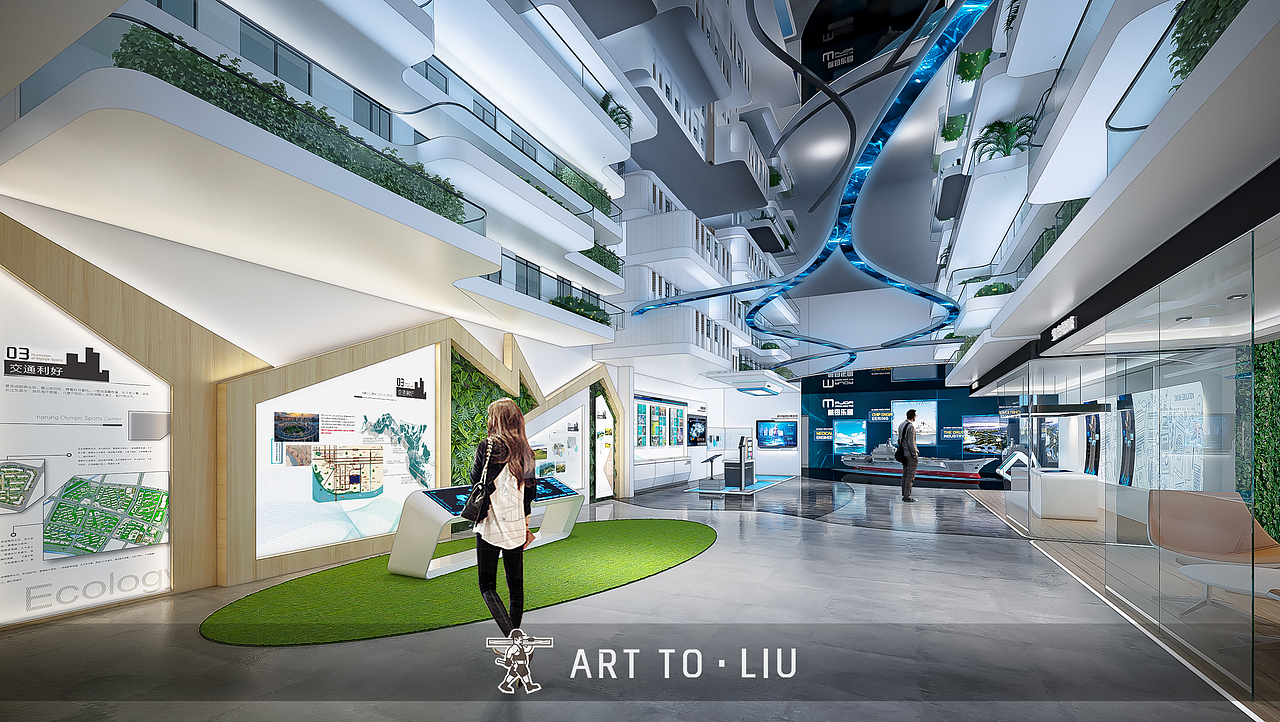 某一个产业园展示馆（图ZMzMzODY0MTc2） - 建筑/空间 - 站酷设计师刘嘉俊1原创素材 - 站酷ZCOOL