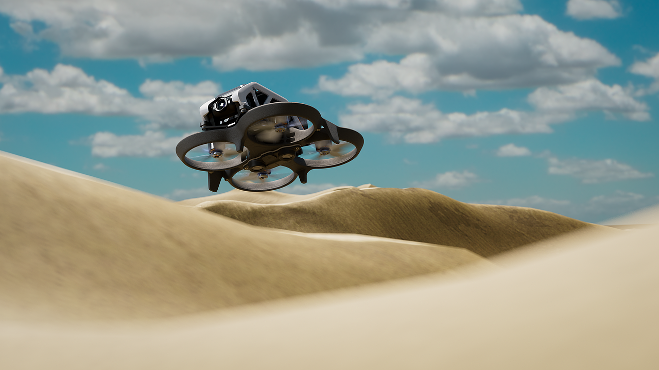 产品渲染——||大疆 dji avata无人机