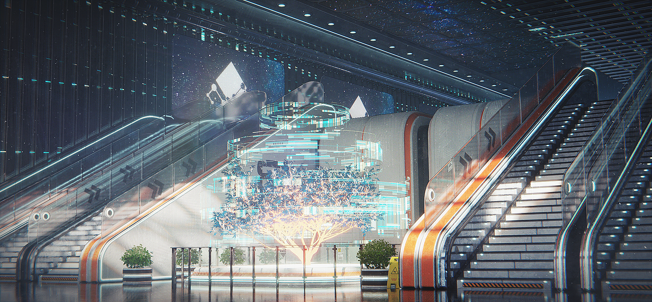 Lobby（图ZMzQ4OTMwNjUy） - 概念设定 - 站酷设计师Amaranth东海老道原创素材 - 站酷ZCOOL