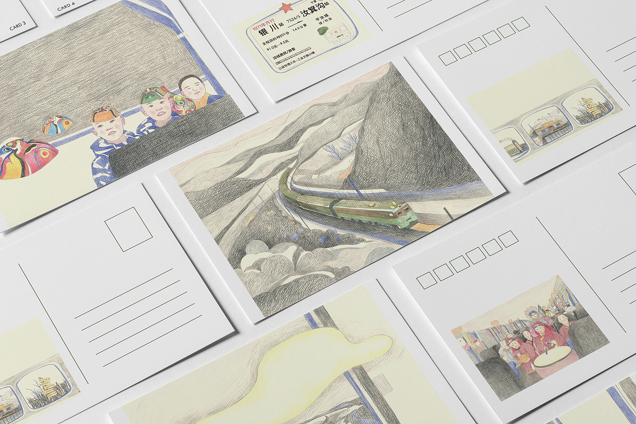 《柔软的绿皮火车》绘本设计（图ZMzQyMTYwNDMy） - 绘本 - 站酷设计师树游原创素材 - 站酷ZCOOL