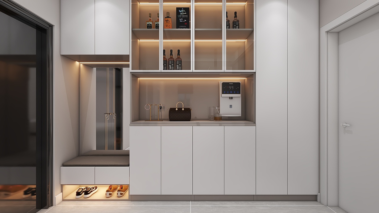 四川眉山通威城市森林花园(149平方现代简约三居室)