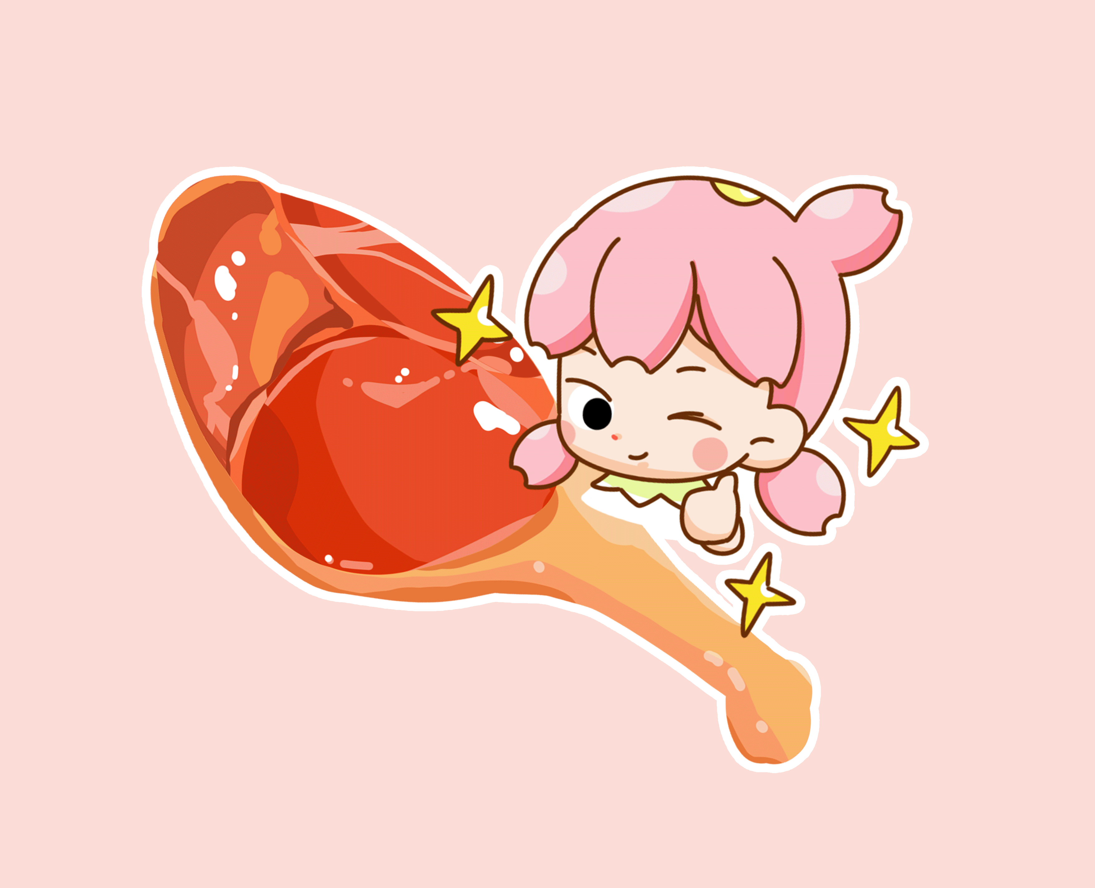 桃桃ip及一些平面小人儿（画画记录）（图ZMzE0MTQwNzA4） - 艺术插画 - 站酷设计师岛上小屿原创素材 - 站酷ZCOOL