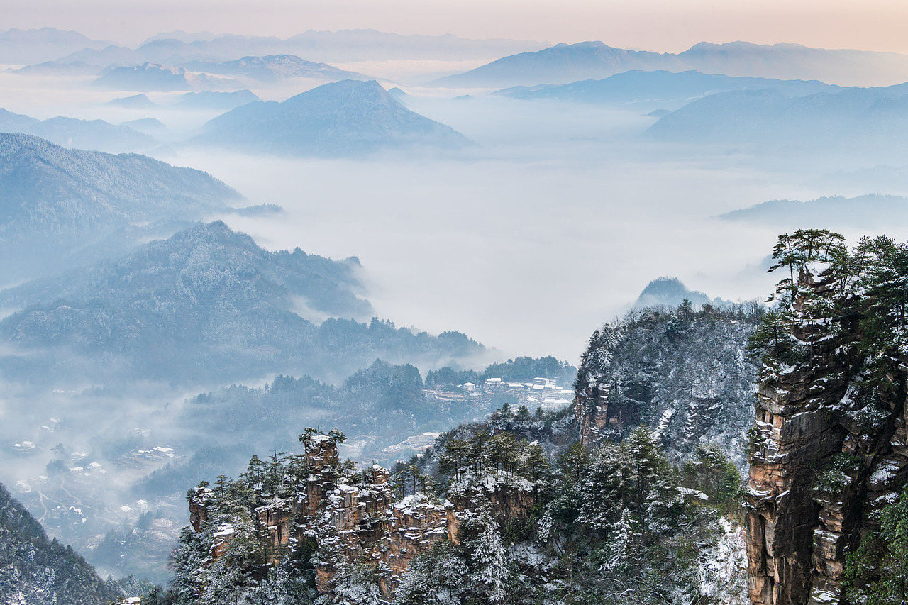 张家界（图ZMzQ0NTgwNDQw） - 风光摄影 - 站酷设计师陈喆风光摄影原创素材 - 站酷ZCOOL