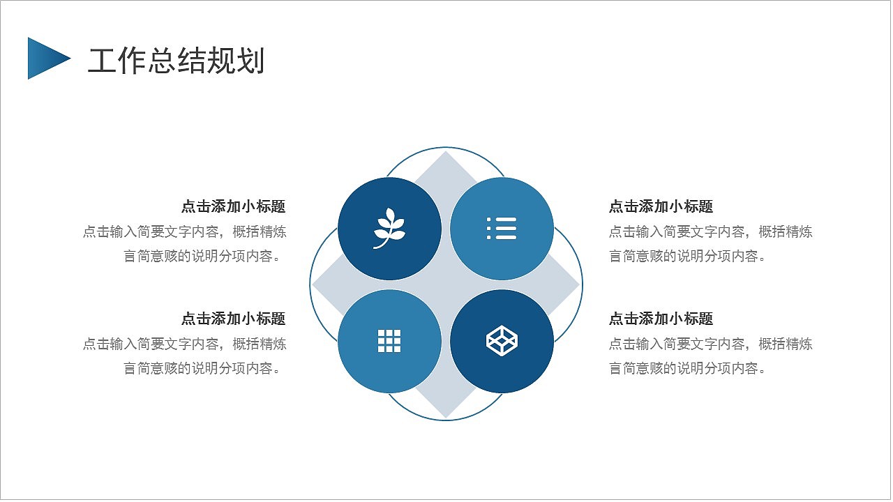 大气蓝色商务风工作述职报告演示PPT模板