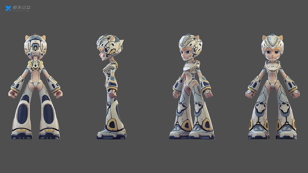 终末少女3D角色设计（图ZMzIxNDk5NjY0） - 动画/影视 - 站酷设计师闲木原创素材 - 站酷ZCOOL