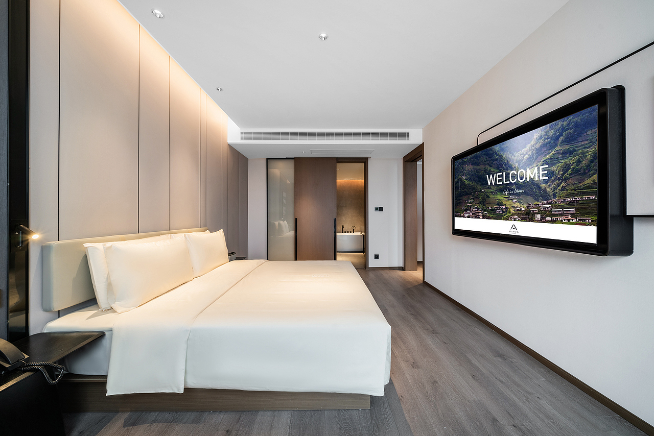 酒店空间|重庆金科中心亚朵酒店