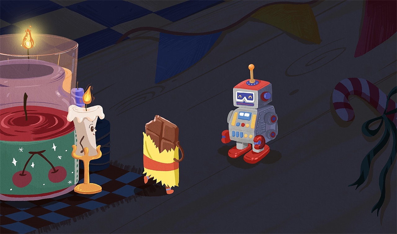 steam绘本《快乐号小列车》（图ZMzE5NTQxMTAw） - 绘本 - 站酷设计师Freesia77原创素材 - 站酷ZCOOL