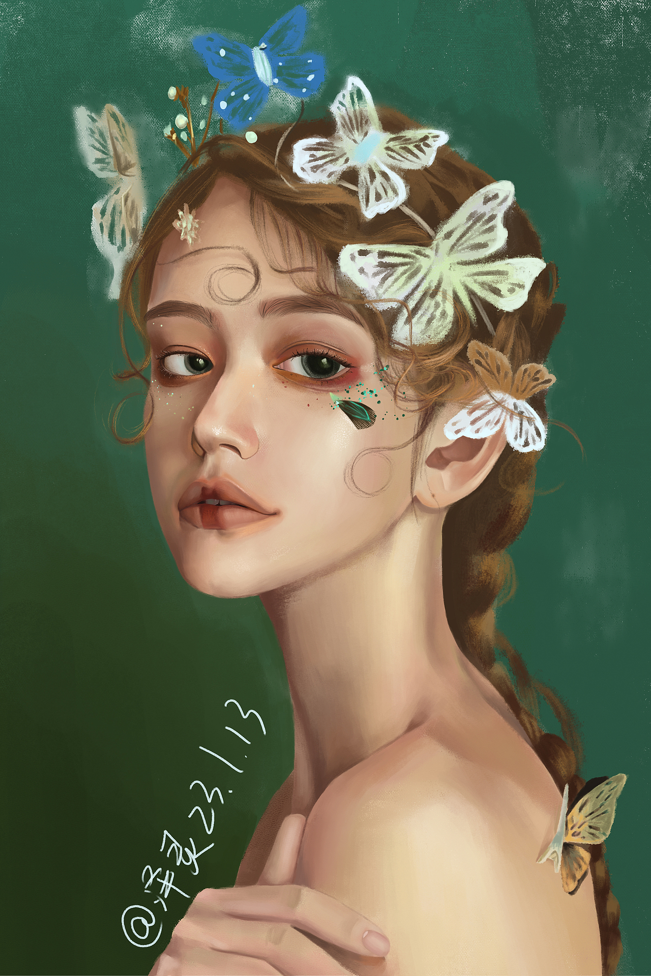 厚涂头像练习-3