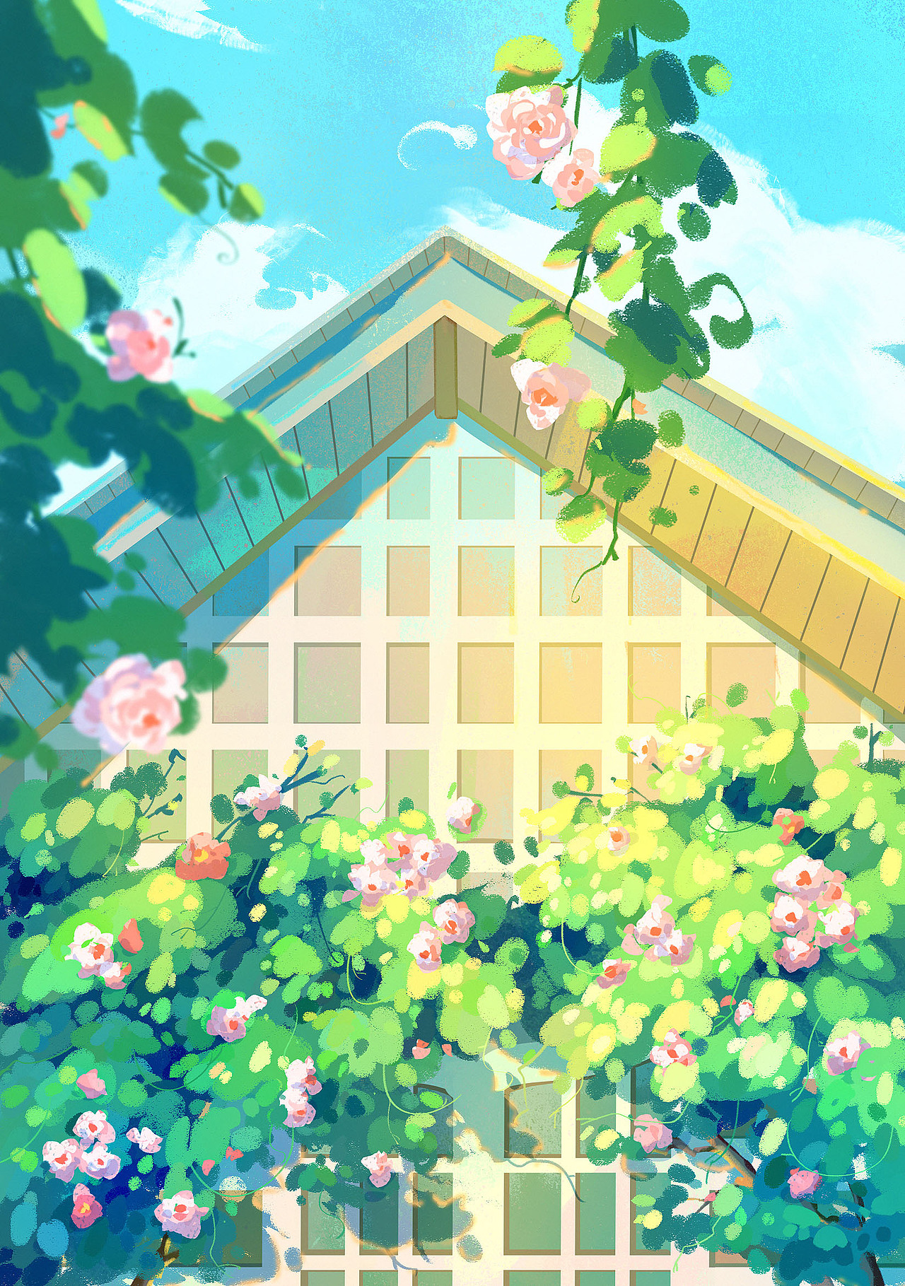 速涂花丛（图ZMzU1Mjk0NzE2） - 商业插画 - 站酷设计师乐小鸭原创素材 - 站酷ZCOOL